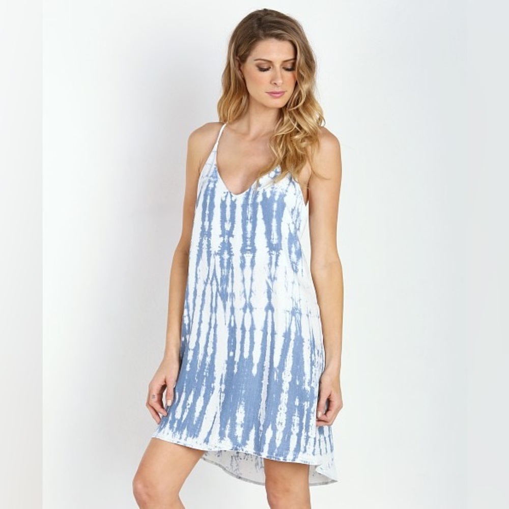 CLOTH & STONE RACERBACK TIE DYE DRESS - Picture 8 of 9